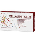 Vellajen Dietary Supplement for Joint Health Support - 30 Tablets with Collagen, Boswellia Serrata, Turmeric, Vitamin C, Bromelain, Zinc, and Hyaluronic Acid Vellajen Joint Health Supplement - 30 Tablets dietary supplement, joint health support, natural anti-inflammatory, collagen supplement, hyaluronic acid supplement, boswellia serrata extract, turmeric curcumin supplement, vitamin C supplement, zinc supplement, bromelain, Vellajen, joint comfort, joint lubrication, inflammation reduction, dietary support