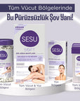 Sesu Soft Wax Strips for Hair Removal - Easy, Quick, Dermatologically Tested - 32 Strips Sesu Soft Wax Strips - Easy Hair Removal for Sensitive Skin Hair removal wax strips, Easy hair removal, Sensitive skin hair removal, Dermatologically tested wax strips, At-home hair removal solutions, Wax strips for body, Wax strips for face, Oat oil hair removal, Convenient hair removal, Smooth skin, Hair-free skin, Salon-quality hair removal, Waxing for beginners, Hair removal for sensitive skin