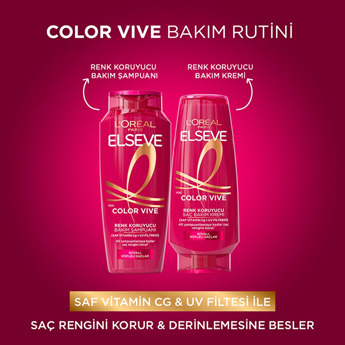 L'Oreal Paris Elseve Color Vive: The Ultimate Color Protecting Shampoo with UV Filter for Vibrant, Long-Lasting Color & Silky Shine - 10.14 fl oz L'Oreal Color Vive: Color Protecting Shampoo - UV Protection color protecting shampoo, UV protection hair, color treated hair shampoo, Loreal Color Vive, shampoo for color treated hair, hair color protection, sun protection shampoo, hair vibrancy shampoo, color safe shampoo, color treated hair, hair, shampoo, UV protection, vitamin Cg, cationic agent, nourishing f