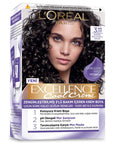 L'Oreal Paris Excellence Cool Creme 3.11: Cool Dark Brown Hair Dye, Anti-Brass, 100% Gray Coverage - At Home Hair Color L'Oreal Cool Dark Brown Hair Dye: Anti-Brass, Gray Coverage hair dye, cool dark brown hair dye, anti-brass hair color, gray coverage hair dye, at home hair color, purple shampoo for colored hair, purple mask for brassiness, Loreal Excellence hair dye, cool creme hair dye, dark ash brown hair dye, hair color, cool tone, brassiness, gray coverage, pro-keratin, purple shampoo, purple mask, ho