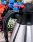 Cooker 2.5 Liter Stainless Steel Thermos: Keeps Drinks Hot or Cold for 24 Hours - Shatterproof, Large Capacity Insulated Beverage Container Cooker Stainless Steel Thermos - 24 Hour Hot & Cold! stainless steel thermos, insulated beverage container, 2.5 liter thermos, hot cold thermos, shatterproof thermos, large capacity thermos, thermos, stainless steel, insulated, beverage container, hot thermos, cold thermos, shatterproof, large capacity, outdoor enthusiasts, durable thermos, long-lasting thermos, ergonom