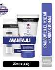 Neutrogena Norwegian Formula Hand Cream and Lip Balm Set - Moisturizing Dry Skin Relief Neutrogena Norwegian Formula Hand Cream & Lip Balm Set Neutrogena Norveç Formülü, Parfümlü El Kremi, Besleyici Dudak Nemlendiricisi, Dry skin care, Moisturizing hand cream, Lip balm for dry lips, Skincare routine, Hand cream for dry hands, Lip care, Norwegian Formula, Glycerin enriched, Long-lasting moisturization, Skincare essentials