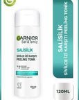 Garnier Salicylic Acid Anti-Acne Scar Peeling Toner: BHA & Niacinamide for Pore Minimizing, Skin Texture Improvement & Blemish Treatment Garnier Salicylic Acid Toner: Acne Scar & Pore Minimizer salicylic acid toner, acne scar treatment, peeling toner, BHA toner, niacinamide toner, pore minimizing toner, skin texture improvement, acne prone skin care, blemish treatment toner, Garnier toner, facial toner, acne treatment, skincare, exfoliation, pore reduction, skin clarity, blemish control, salicylic acid, nia
