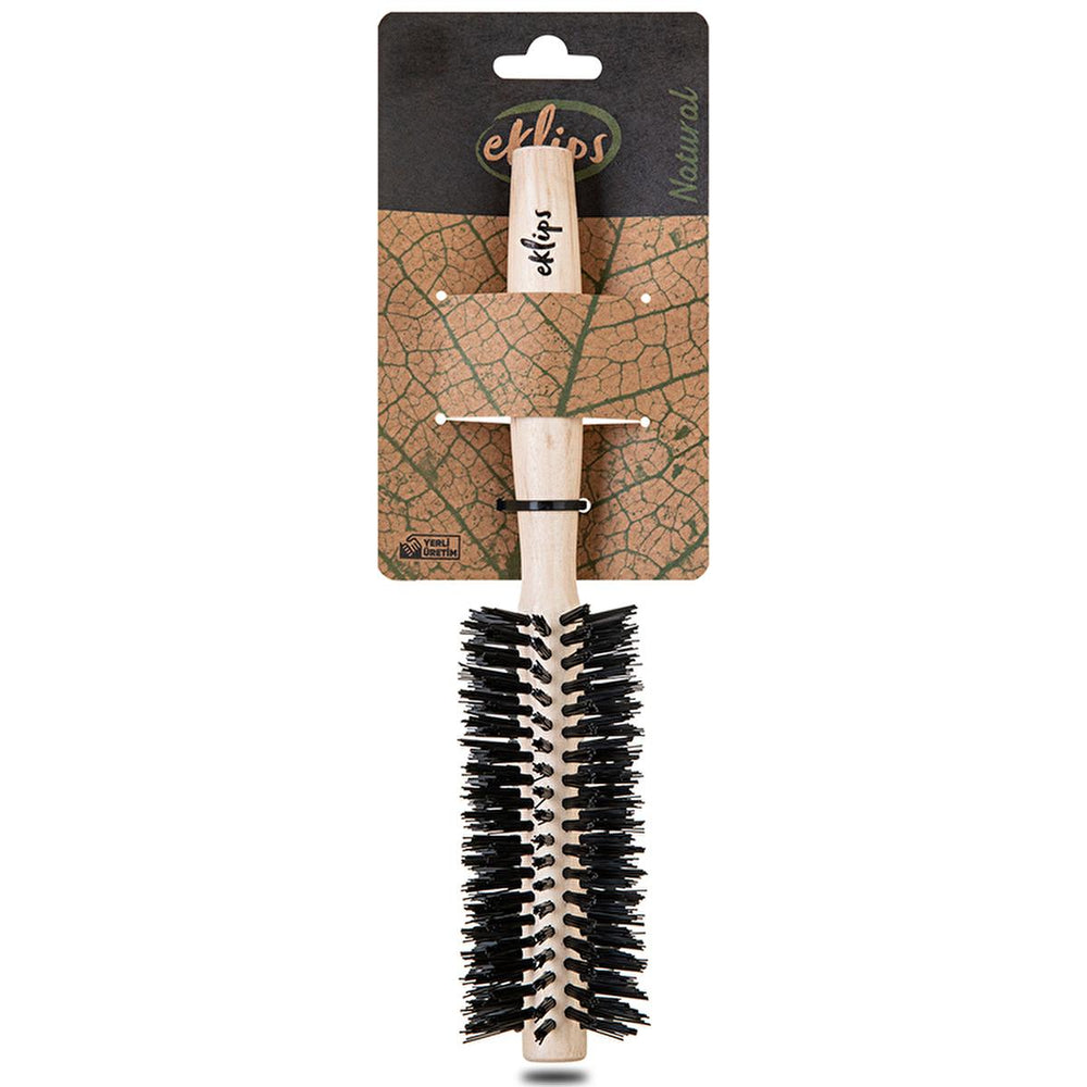Eklips Natural Hair Brush for Blow-Drying & Styling - Gentle, Ergonomic, Professional Hair Care Tool - Hair Accessories