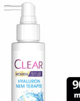 Clear Women Hyaluron Nem Terapisi Serum - 48 Hour Hydrating Anti-Dandruff Hair Serum for Dry Scalp Clear Women Hyaluron Nem Terapisi Serum - Hydrating Anti-Dandruff Hair Serum Hyaluronic hair serum, anti-dandruff hair care, moisturizing hair serum, dry scalp treatment, hair hydration, hyaluronic acid, ceramide, moisture-lock technology, leave-in treatment, hair care, scalp care, dandruff relief, dry scalp relief, hair nourishment