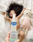 Mustela Baby Hair Styler & Body Freshener Spray 200ml - Gentle Detangling & Refreshing for Newborns Mustela Baby Hair & Body Spray 200ml - Natural & Gentle baby hair spray, baby body spray, natural baby care products, chamomile baby products, gentle baby hair detangler, newborn baby care, baby skin care, Mustela baby products, baby hair detangling spray, baby refreshing spray
