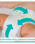 Prima Premium Care Baby Diapers, Size 4, 28 Count - Soft, Leakproof, and Dermatologically Tested Diapers for Sensitive Skin Prima Premium Care Diapers - Soft & Leakproof for Sensitive Skin Baby Diapers, Premium Baby Diapers, Dermatologically Tested Diapers, Leakproof Diapers, Soft Diapers for Sensitive Skin, Prima, Size 4, 28 Count, Baby Care, Diapering Essentials