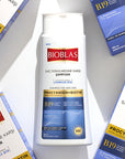 Bioblas Anti-Hair Loss Shampoo with Biotin & Procyanidin - Paraben-Free, Strengthens Hair, 12.18 fl oz Bioblas Anti-Hair Loss Shampoo - Biotin & Procyanidin anti-hair loss shampoo, biotin shampoo, procyanidin shampoo, paraben-free hair care, natural shampoo for hair loss, hair strengthening shampoo, hair repair shampoo, chemical-free hair care, daily use shampoo, biotin, procyanidin, grape seed extract, hair loss solution, hair care, hair health, Bioblas