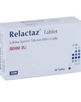 Relactaz Lactase Enzyme Supplement - 30 Tablets for Lactose Intolerance Relief & Digestive Aid Relactaz Lactase Enzyme Supplement - Lactose Intolerance Relief lactase enzyme supplement, lactose intolerance relief, digestive aid for lactose, Relactaz 30 Tablet, lactose digestion support, digestive health, dietary supplement, lactase enzyme, lactose intolerance, bloating relief, gas relief, stomach cramp relief, dairy digestion, digestive comfort, dietary aid