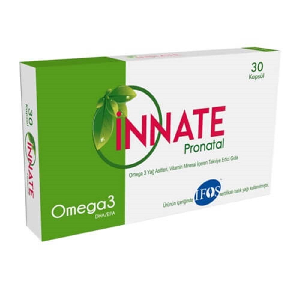 İnnate Pronatal Prenatal Supplement with Omega-3 - 30 Capsules İnnate Pronatal Prenatal Supplement with Omega-3 Prenatal Supplement, Omega-3 Prenatal, Dietary Supplement for Pregnancy, Multivitamin for Pregnant Women, Folic Acid Supplement, Prenatal Vitamins with DHA, Healthy Pregnancy Supplements, Pregnancy Nutrition, Fetal Development Support, Omega-3 Supplement, Multivitamin, Prenatal Care
