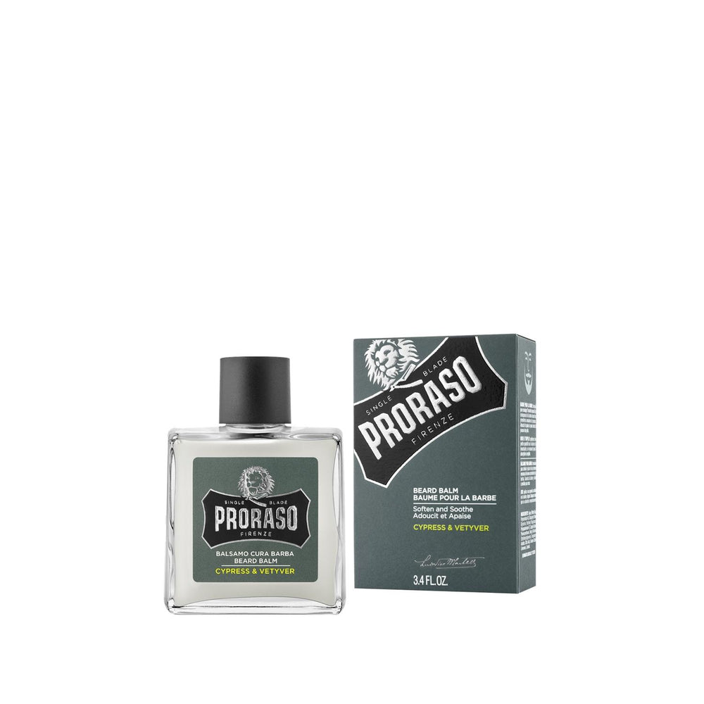 Proraso Cypress Vetiver Beard Balm - Moisturizing & Conditioning for Men's Grooming Proraso Cypress Vetiver Beard Balm for Men Proraso Beard Balm, Cypress Vetiver Beard Care, Beard Moisturizer, Vetiver Fragrance Beard Balm, Beard Conditioning Balm, Men's Grooming Products, Beard Care, Natural Fragrance Beard Products, Cypress Beard Balm, Vetiver Beard Care
