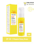 Maruderm C Vitamin SPF 50+ Sunscreen Cream for Sensitive Skin - 1.69 fl oz Maruderm SPF 50+ Sunscreen Cream - Protect & Moisturize SPF 50+ sunscreen, C Vitamin sunscreen, Hyaluronic Acid sunscreen, UVA/UVB protection, Sensitive skin sunscreen, Daily sun protection, Antioxidant sunscreen, Moisturizing sunscreen, Non-greasy sunscreen, Korean skincare, Sun care products, Skin protection, Dermatologically tested, Cosmetic skincare