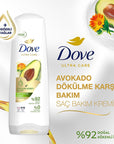 Dove Hair Care Cream - Anti-Hair Loss with Avocado Extract, Natural Ingredients, Vegan, 11.83 fl oz Dove Hair Care Cream - Anti-Hair Loss, Natural & Vegan hair care cream, anti-hair loss, avocado extract, natural ingredients, vegan hair care, recyclable packaging, Dove hair cream, hair nourishment, cruelty-free, eco-friendly, sustainable beauty, hair loss solution, nourishing hair care
