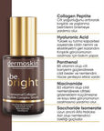 Dermoskin Be Bright Liposomal Collagen Peptide Complex Anti-Aging Serum 30ml - Dermatologically Tested, Hyaluronic Acid, Anti-Wrinkle, Skin Elasticity Dermoskin Be Bright Anti-Aging Serum - Liposomal Collagen & Hyaluronic Acid anti-aging serum, collagen peptide complex, liposomal technology, hyaluronic acid serum, dermatologically tested skincare, skincare, anti-wrinkle serum, skin elasticity improvement, sensitive skin friendly, paraben free, sulfate free, hypoallergenic, travel skincare, daily skincare ro