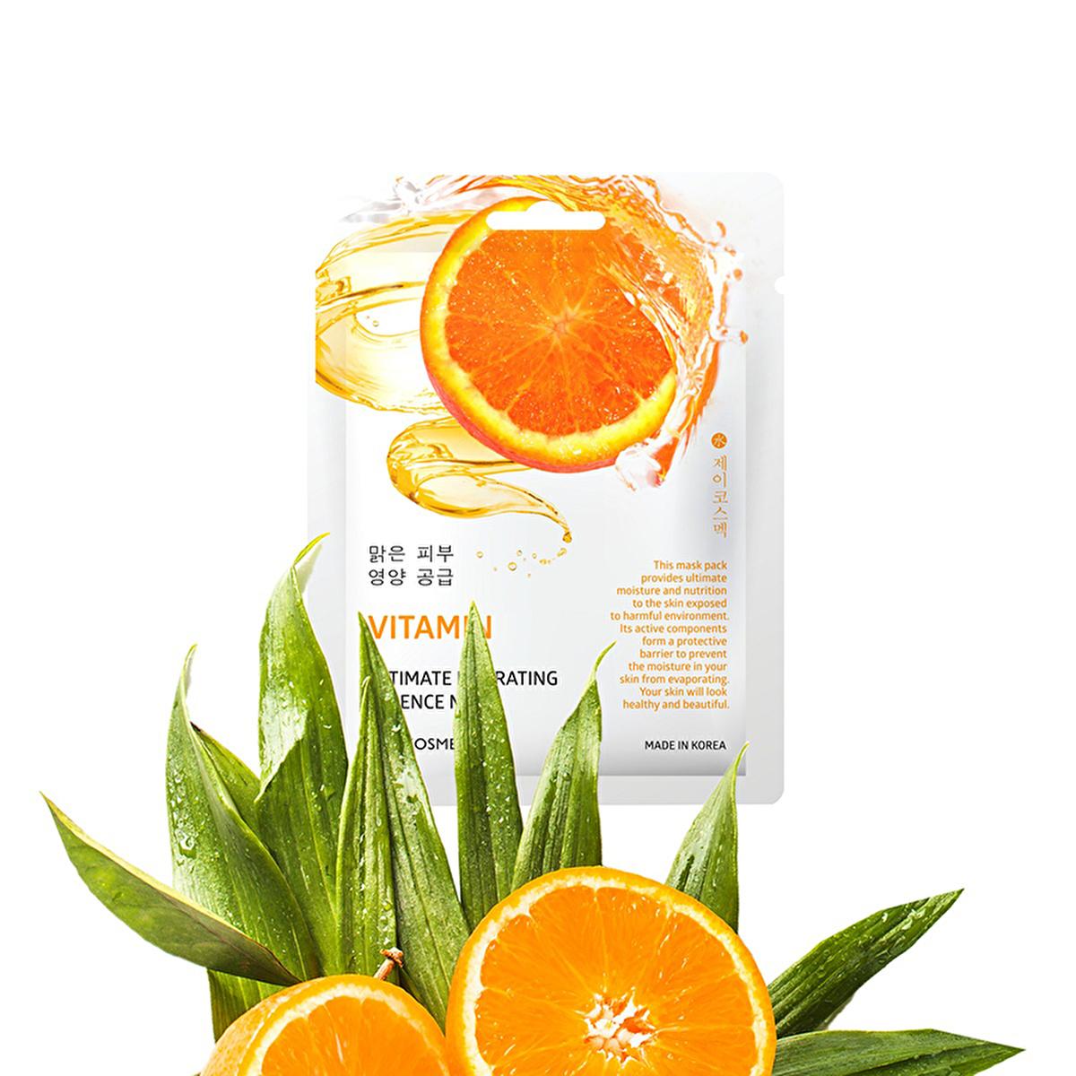 JKosmec Hydrating Vitamin Korean Face Mask - 25ml, Nourishing & Brightening Complexion JKosmec Hydrating Vitamin Face Mask - Nourishing & Brightening hydrating face mask, vitamin face mask, Korean face mask, skin hydration, face mask for brighter skin, nourishing face mask, skincare routine, dry skin solution, dehydrated skin treatment, vitamin complex, long-lasting hydration, easy skincare, travel-friendly skincare