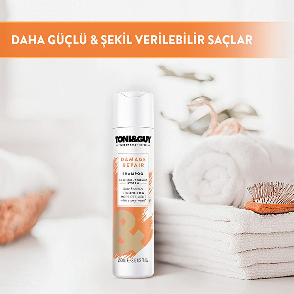 Toni&Guy Shampoo for Damaged Hair - Gentle, Non-Greasy Cleansing & Volume Boost - 250ml - view 2