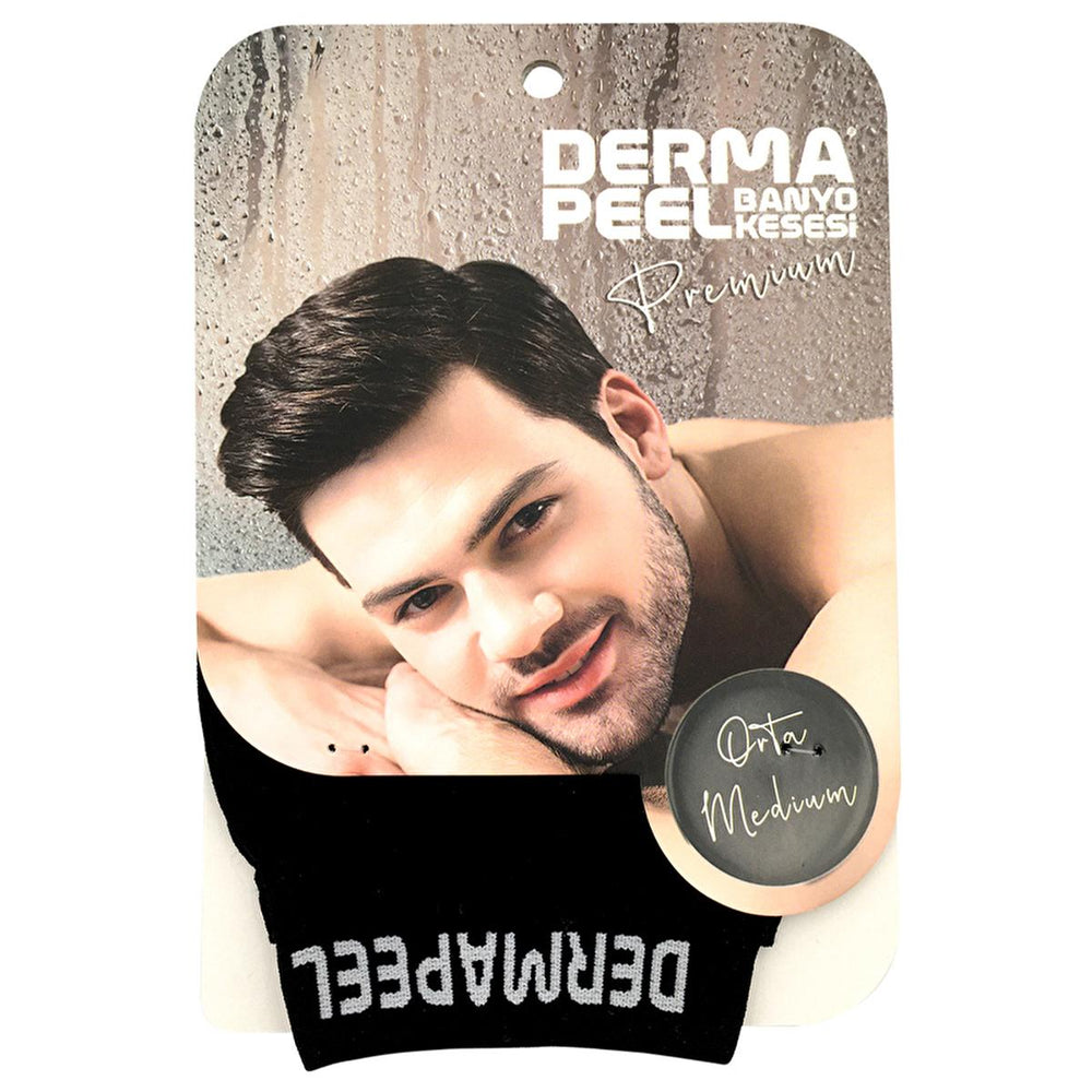 Dermapeel Premium Natural Cellulose Bath Mitt for Sensitive Skin - Gentle Exfoliation & Eco-Friendly - Exfoliator