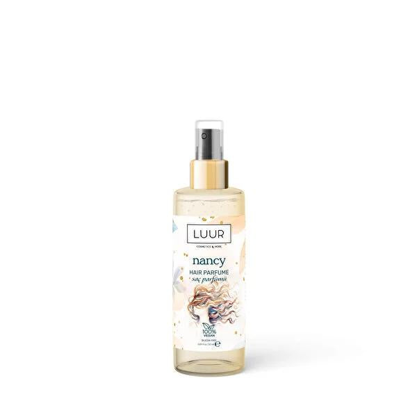 Luur Nancy 50ml Hair Perfume: Long-Lasting Vegan Cruelty-Free Fragrance Spray for Refreshing, Scented Hair Luur Nancy Vegan Hair Perfume: Long-Lasting Scent hair perfume, vegan hair perfume, cruelty-free hair perfume, fragrance for hair, hair fragrance spray, hair scent, vegan beauty, cruelty-free beauty, refreshing hair spray, revitalizing hair perfume, hair care, personal fragrance, cosmetic, vegan, cruelty-free, Nancy, Luur, perfume, fragrance, hair, perfume for hair, scented hair, hair refresher, gifts