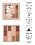 Show By Pastel Natural Eyeshadow Set - 10 Color Vegan Cruelty-Free Palette Natural Eyeshadow Set - 10 Shades Vegan & Cruelty-Free Natural Eyeshadow Palette, Cruelty-Free Makeup, Vegan Eyeshadow Set, Dermatologically Tested Cosmetics, Gluten-Free Beauty Products, Eyeshadow, Makeup, Beauty, Cosmetics, Vegan Makeup, Cruelty-Free Beauty