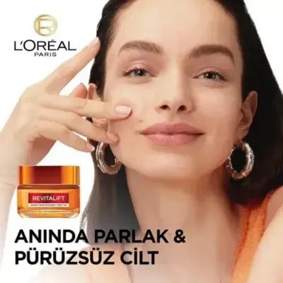 Loreal Paris Revitalift Vitamin C Face Cream - Anti-Aging, Brightening, and Moisturizing Face Cream for Aging Skin, 1.69 fl oz Loreal Paris Revitalift Vitamin C Cream - Anti-Aging & Brightening Loreal Paris Revitalift, Vitamin C Face Cream, Anti-aging skincare, Brightening face cream, Pore smoothing cream, Face moisturizer, Anti-aging cream, Skincare for aging skin, Vitamin C skincare, Brightening skincare, Moisturizing face cream, Hyperpigmentation treatment, Fine lines and wrinkles reduction, Skin elastic