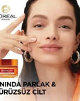 Loreal Paris Revitalift Vitamin C Face Cream - Anti-Aging, Brightening, and Moisturizing Face Cream for Aging Skin, 1.69 fl oz Loreal Paris Revitalift Vitamin C Cream - Anti-Aging & Brightening Loreal Paris Revitalift, Vitamin C Face Cream, Anti-aging skincare, Brightening face cream, Pore smoothing cream, Face moisturizer, Anti-aging cream, Skincare for aging skin, Vitamin C skincare, Brightening skincare, Moisturizing face cream, Hyperpigmentation treatment, Fine lines and wrinkles reduction, Skin elastic