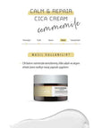 Skin401 Calm Repair Cica Cream - Soothing Face Cream for Sensitive Skin, Redness Relief & Skin Barrier Repair - Vegan & Cruelty-Free, 50ml Skin401 Cica Cream: Soothe & Repair Sensitive Skin | Vegan Cica cream, skin repair cream, soothing face cream, vegan skincare, sensitive skin cream, Centella Asiatica cream, skin barrier repair, redness relief cream, facial cream, sensitive skin, irritated skin, skin barrier, vegan, cruelty-free, hydration, redness, Chamomile Extract, Ceramide NP, Niacinamide, Sodium Hya