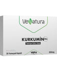 VeNatura Curcumin Supplement - 800mg Turmeric Capsules for Anti-Inflammatory Support, Gluten-Free, Non-GMO - 30 Soft Capsules VeNatura Curcumin Supplement - 800mg Turmeric Capsules curcumin supplement, turmeric capsules, dietary supplement, anti-inflammatory supplement, antioxidant support, gluten-free, non-GMO, health and wellness, natural supplements, VeNatura