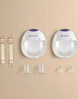 Lansinoh Wearable Double Breast Pump - Hands-Free, 4 Modes, 9 Suction Levels, LED Display Lansinoh Wearable Double Breast Pump - Comfort & Convenience wearable breast pump, double breast pump, hands-free breast pump, Lansinoh breast pump, rechargeable breast pump, breast pump for working mothers, lactating mothers, breastfeeding support, baby care, new mom essentials