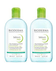 Bioderma Sebium H2O 500ml Twin Set - Gentle Cleansing Water for Oily Skin, Non-comedogenic Skincare, Makeup - Makeup Remover