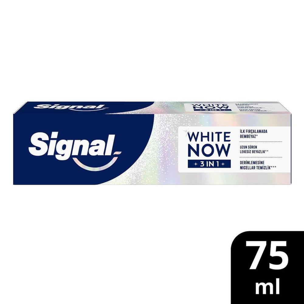 Signal White Now 3 in 1 Original Whitening Toothpaste 75 ml