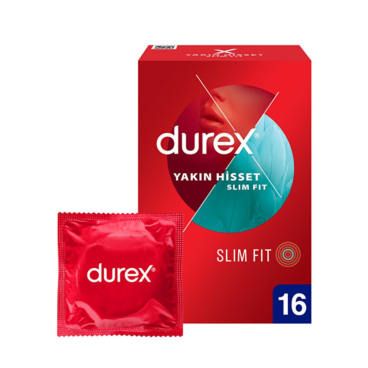 Durex Slim Fit Condoms - Lubricated, Safe Sex Products for Enhanced Sensitivity - 16 Count Durex Slim Fit Condoms - Enhanced Sensitivity & Comfort Durex Condoms, Slim Fit Condoms, Lubricated Condoms, Safe Sex Products, Contraception, Intimate Protection, Enhanced Sensitivity, Comfortable Condoms, Reliable Contraception, Adult Protection, Sexual Health