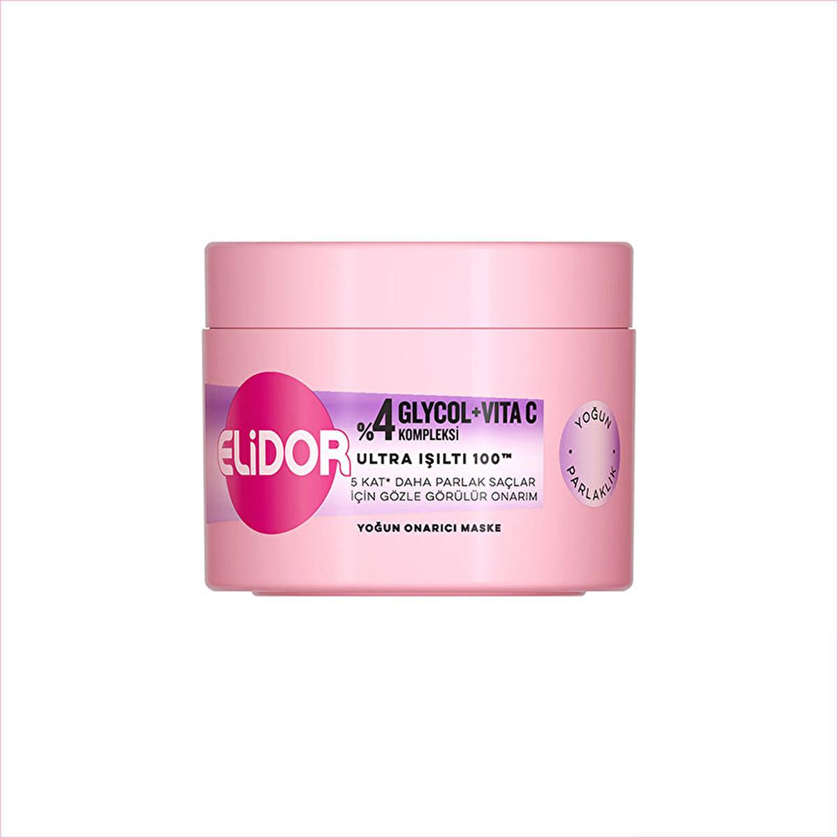 Elidor Ultra Işıltı 100 Onarıcı Maske - 7.44 fl oz Deep Conditioning Hair Treatment for Damaged Hair Repair and Shine Enhancement Elidor Ultra Işıltı Hair Mask - Deep Conditioning for Shine hair mask, deep conditioning hair treatment, shine enhancer, damaged hair repair, Elidor Ultra Işıltı, hair care, hair nourishment, shine enhancement, hair repair, hair health, hair shine, hair manageability, hair treatment, cosmetic hair care, hair wellness