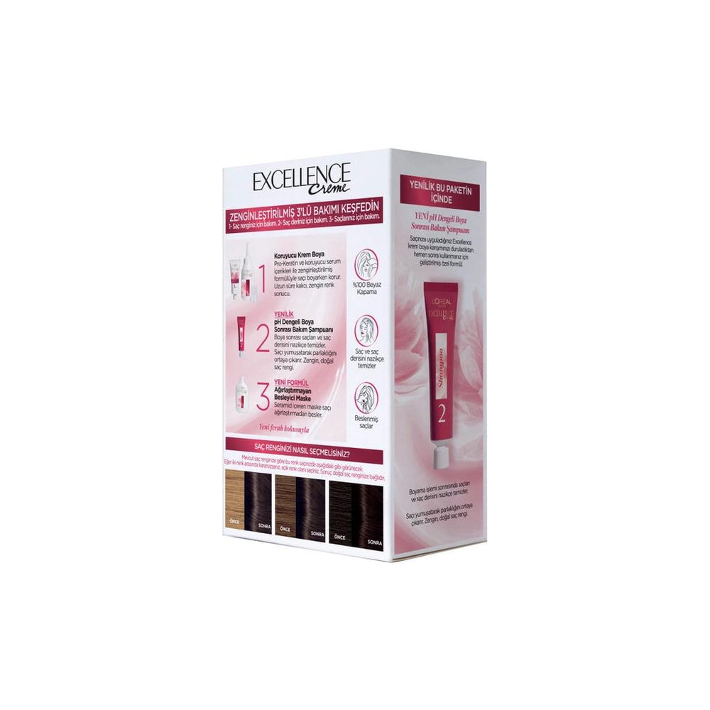 L'Oreal Paris Excellence Creme Hair Color 2 Black