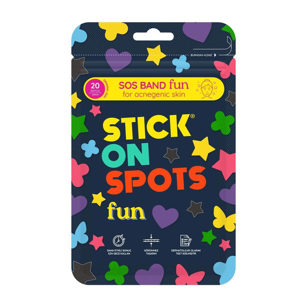 Stick on Spots Fun Acne Patches for Blemish-Prone Skin 20 ct