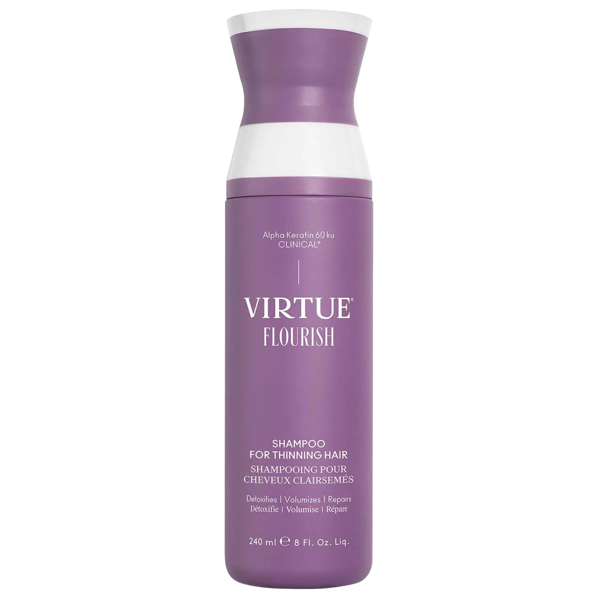 Flourish Thickening Shampoo for Thinning Hair - Volumizing, Sulfate-Free, Vegan Hair Care Flourish Thickening Shampoo - Volumizing & Vegan Hair Care Thickening Shampoo, Thinning Hair, Hair Growth, Scalp Health, Volumizing Shampoo, Sulfate-Free Shampoo, Vegan Hair Care, Hair Care, Clean Beauty, Eco-Friendly, Gluten-Free, Cruelty-Free, Recyclable Packaging, Fine Hair, Medium Hair, Straight Hair, Wavy Hair, Curly Hair, Coily Hair