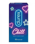 Durex Chill Condoms - 10 Pack for Enhanced Sensation & Safe Intimacy Durex Chill Condoms - Enhanced Sensation Durex Chill condoms, contraception, sexual health products, latex condoms, prezervatif, safe intimacy, enhanced sensation, adult sexual health, contraception solutions, intimacy products, Durex brand, Chill variant condoms, sexual pleasure, condom pack of 10