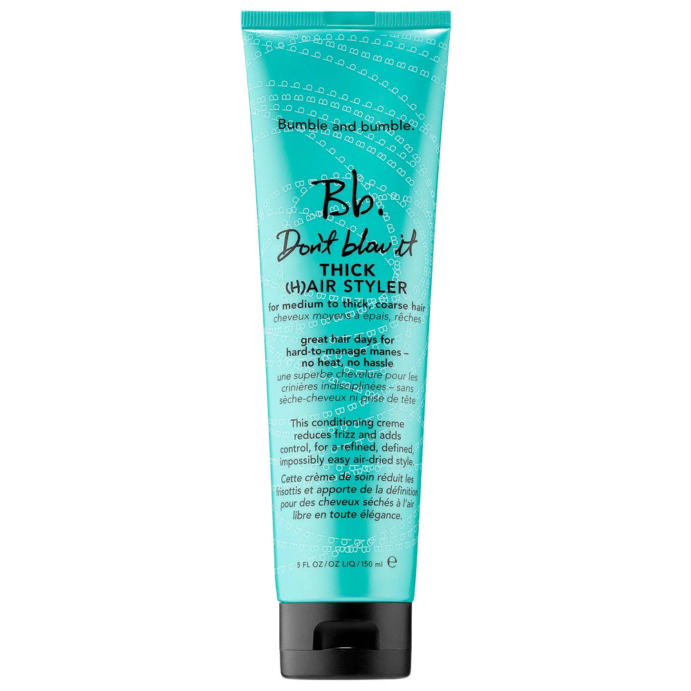 Don't Blow It Thick Air-Dry Cream by Don't Blow It - Hair Styling Cream for Medium to Thick Hair, Anti-Frizz, Light Hold, Color-Safe Don't Blow It Thick Air-Dry Cream - Anti-Frizz, Light Hold hair styling cream, air-dry cream, anti-frizz hair product, color-safe hair care, light hold styling product, medium to thick hair care, straight and wavy hair products, leave-in conditioner, hair care for dryness, frizz reduction, hair texture enhancement, lightweight hair products, color-treated hair care