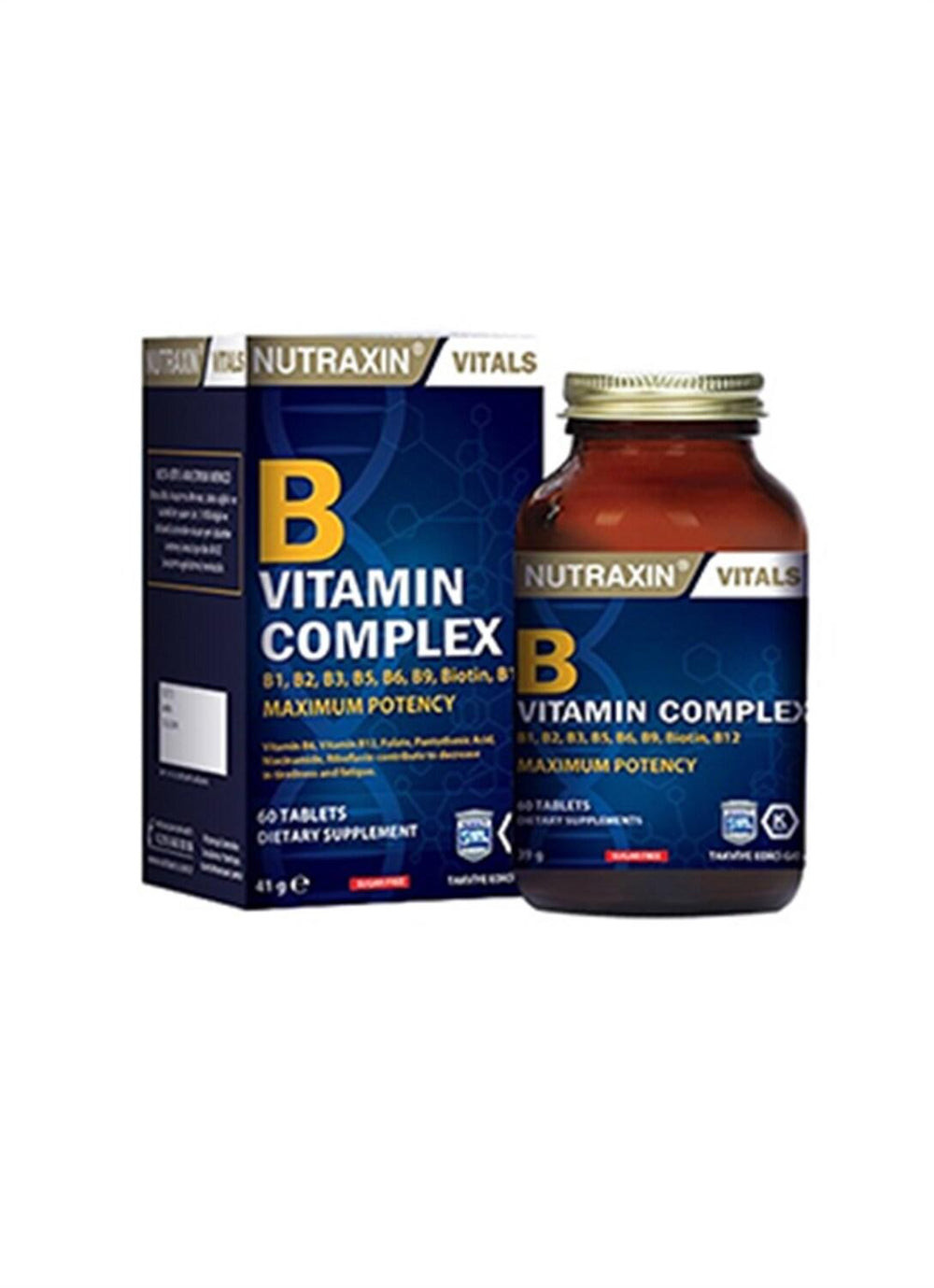 Nutraxin B Vitamin Complex 60 Tablets - image 8