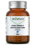 VeNatura Ultra Omega 3 Supplement: 1000mg High Potency Fish Oil Capsules for Heart & Brain Health - 60 Count VeNatura Omega 3: 1000mg Fish Oil for Heart & Brain Health Omega 3 supplement, EPA DHA supplement, Fish oil capsules, Omega 3 fatty acids, Heart health supplement, Brain health supplement, VeNatura Omega 3, Omega 3 1000mg, Omega-3, EPA, DHA, fish oil, heart health, brain health, dietary supplement, essential fatty acids, high potency, purity, easy to swallow, health-conscious, omega 3, supplement, he