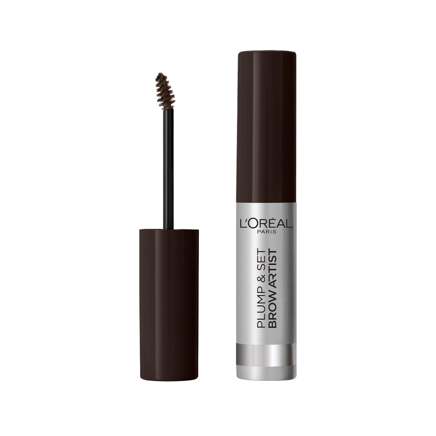 L'Oreal Paris Brow Artist Plump & Set Eyebrow Mascara - Ebony, Fuller Brows, Long-Lasting Hold L'Oreal Paris Brow Artist Plump & Set Mascara - Ebony L'Oreal Paris Brow Artist, Eyebrow Mascara, Plumping Eyebrow Formula, Ebony Eyebrow Color, Eyebrow Enhancement Product, Fuller Brows, Long-Lasting Hold, Beauty Products, Cosmetics, Makeup, Eyebrow Makeup, Dark Hair Products