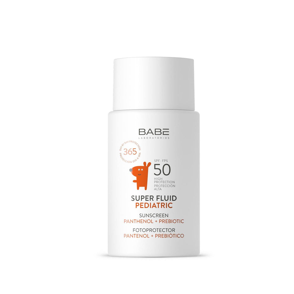 Babe Pediatric Super Fluid Baby Sunscreen SPF 50 - Gentle Sun Protection for Sensitive Skin - 50ml Babe Baby Sunscreen SPF 50 - Gentle Sun Protection baby sunscreen SPF 50, pediatric sunscreen, infant sun protection, sunscreen for sensitive skin, Babe sunscreen, sunscreen for babies, child sunscreen, super fluid sunscreen, baby sunscreen, sunscreen, SPF 50, paediatric formula, sun protection, UVA protection, UVB protection, sensitive skin, gentle sunscreen, travel sunscreen, baby skincare, child care, summe