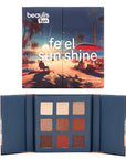 Beaulis Fun Feel Sunshine 9 Eyeshadow Palette - Nude & Bold Shades for Daily & Evening Makeup - Eyeshadow