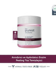 The Purest Solutions Exfoliating Fruit Enzyme Powder Peeling for Gentle Exfoliation and Natural Skincare - Hypoallergenic & Dermatologically Tested Exfoliating Fruit Enzyme Powder Peeling - Natural & Gentle Skincare Exfoliating fruit enzyme powder, Natural skincare products, Gentle exfoliation, Hypoallergenic skincare, Dermatologically tested products, Sensitive skin care, Skincare routine, Natural fruit enzymes, Papain, Bromelain, Paraben-free, Alcohol-free