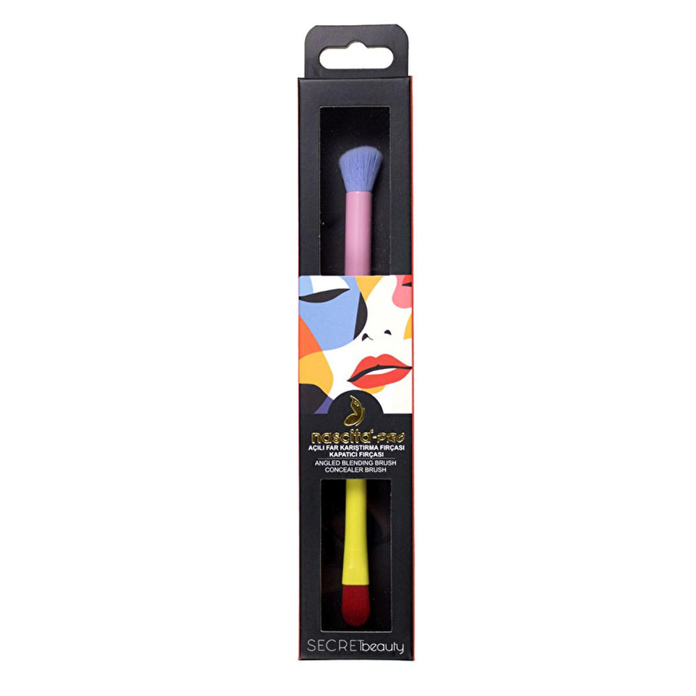 Nascita Angled Makeup Brush for Eyeshadow and Concealer - High-Quality Bristles, Precise Application - view 2