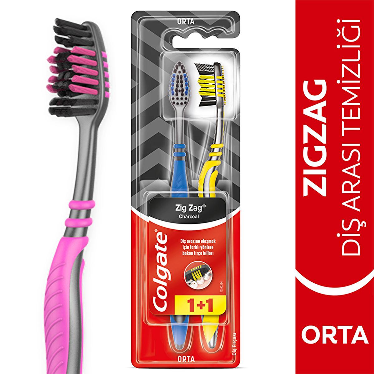 Colgate Zigzag Charcoal Toothbrush 2-Pack: Deep Interdental Cleaning, Black Bristles, Tongue Cleaner for Fresh Breath Colgate Zigzag Toothbrush: Deep Clean, Fresh Breath - Shop Now! Colgate Zigzag toothbrush, manual toothbrush, charcoal toothbrush, interdental cleaning toothbrush, tongue cleaner toothbrush, black bristle toothbrush, affordable toothbrush, plaque removal toothbrush, toothbrush, oral hygiene, dental care, fresh breath, interdental cleaning, plaque removal, tongue cleaning, black bristles, den