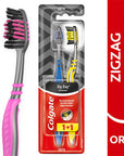 Colgate Zigzag Charcoal Toothbrush 2-Pack: Deep Interdental Cleaning, Black Bristles, Tongue Cleaner for Fresh Breath Colgate Zigzag Toothbrush: Deep Clean, Fresh Breath - Shop Now! Colgate Zigzag toothbrush, manual toothbrush, charcoal toothbrush, interdental cleaning toothbrush, tongue cleaner toothbrush, black bristle toothbrush, affordable toothbrush, plaque removal toothbrush, toothbrush, oral hygiene, dental care, fresh breath, interdental cleaning, plaque removal, tongue cleaning, black bristles, den