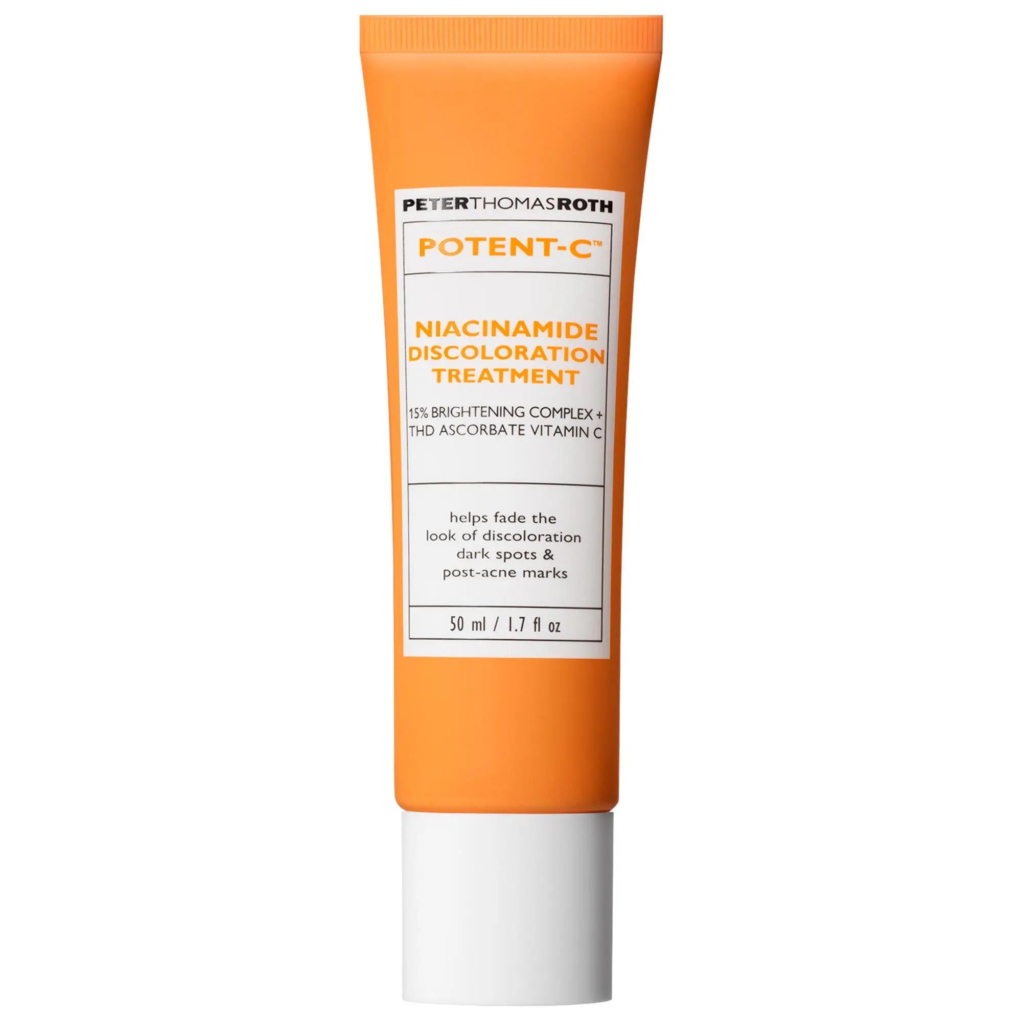 Potent-C Niacinamide Discoloration Treatment Cream - Brightens Dark Spots, Evens Skin Tone Potent-C Niacinamide Discoloration Treatment Cream Niacinamide Discoloration Treatment, Brightening Cream, Skin Tone Evening Product, Anti-Aging Skincare, Dark Spot Corrector, Vitamin C Serum Cream, Hyper-Pigmentation Treatment, Lightweight Brightening Cream, skincare, facial treatments, blemish and acne treatments, brightening complex, niacinamide, tranexamic acid, kojic acid, alpha arbutin, pentapeptide, vitamin c,