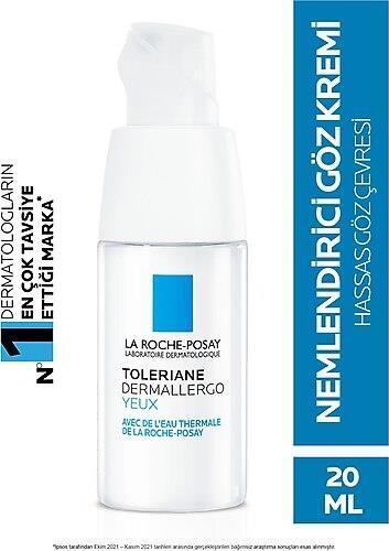 La Roche Posay Toleriane Ultra Eye Cream - Hypoallergenic Niacinamide Eye Care for Sensitive Skin, 0.68 fl oz La Roche Posay Toleriane Ultra Eye Cream - Sensitive Skin Care Eye Cream, Sensitive Skin, La Roche Posay Toleriane Ultra, Hypoallergenic Eye Cream, Niacinamide Eye Cream, Under Eye Cream, Dark Circle Treatment, Puffy Eyes Solution, Dry Skin Relief, Skin Care, Cosmetics, Dermatologically Tested, Fragrance Free, Non-Comedogenic