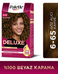 Palette Deluxe Hair Dye - Long-Lasting Coffee Brown Color with Nourishing Formula - view 10