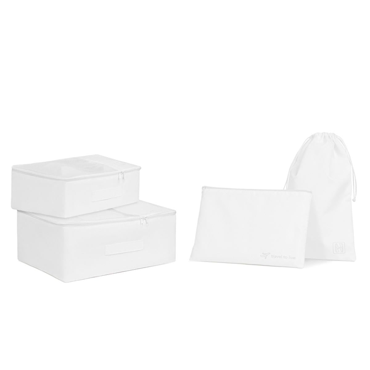 Ocean Home Luggage Organizer Set - 4 Piece Travel Accessory for Effortless Packing & Storage Ocean Home 4-Piece Luggage Organizer Set for Travel & Storage luggage organizer, travel organizer, closet organizer, packing cubes, travel accessories, storage solutions, travel bags, luggage accessories, closet organization, organization sets, polyester products